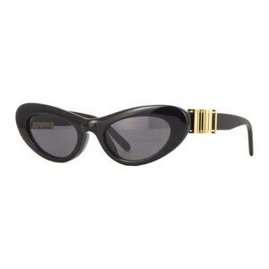 NWT LOEWE SUNGLASSES WOMEN CAT EYE BLACK/GRAY EYEWEAR LOEWE LW40156U 01A